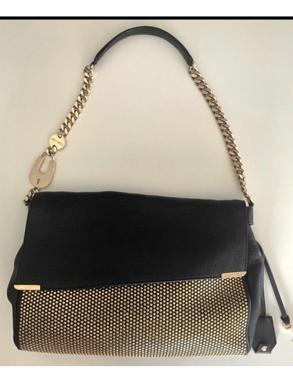 Jimmy Choo Ally Handcuff Shoulder Bag. Absolutely stunning.  Like new.